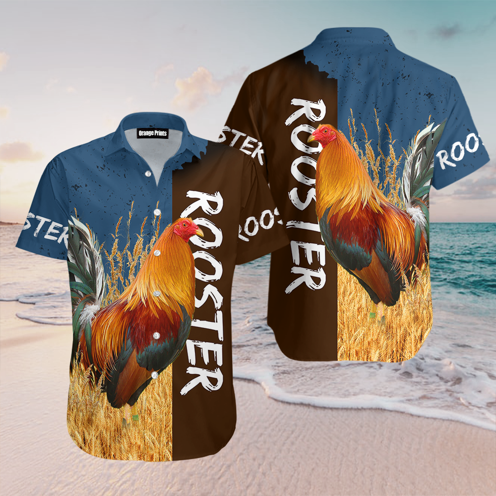 Rooster Hawaii Shirt For Men Women Ha66059