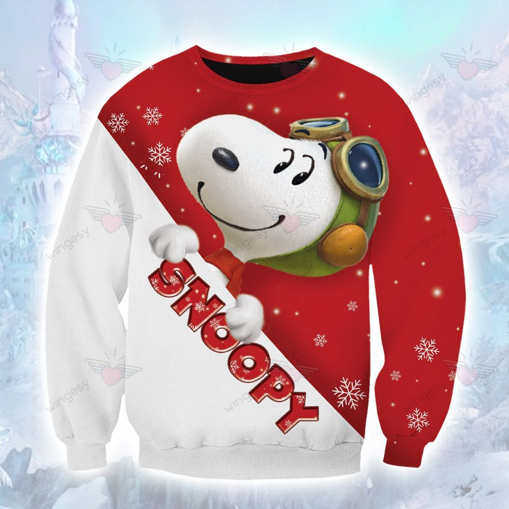 Cartoon Cartoon Snoopy Snow Hoodie-QT009106Ha