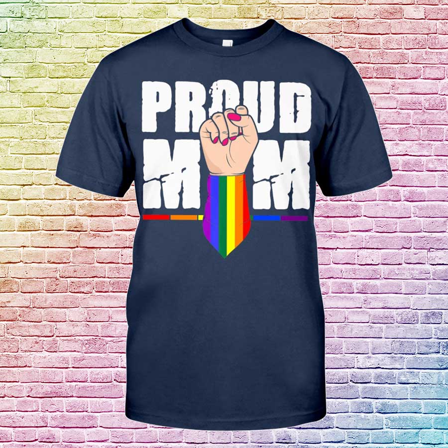 Proud Mom Rainbow Shirt, Proud Mom Lgbtq Shirt, Proud Mom Rainbow Shirt