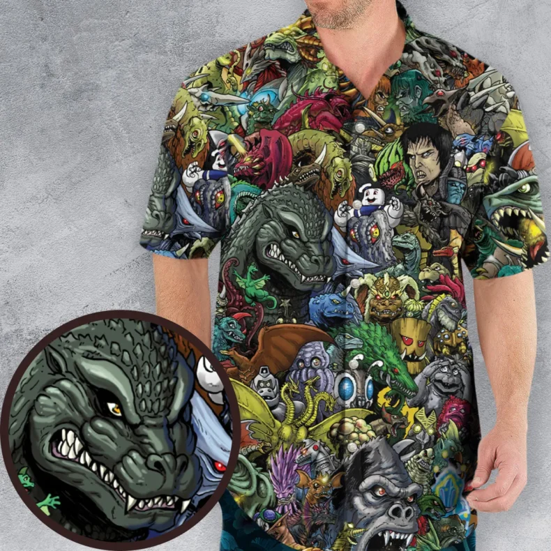 Greatest Monster Festival Kaiju Monster Hawaiian Shirt