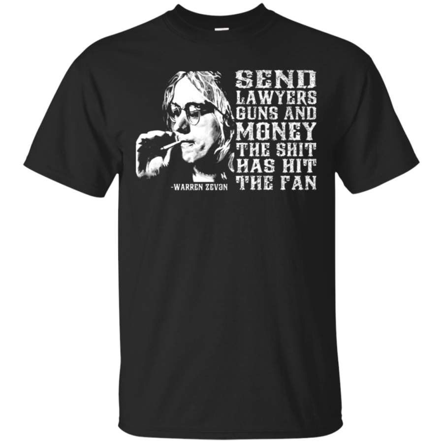 Warren Zevon Send Lawyers Guns And Money T-Shirt