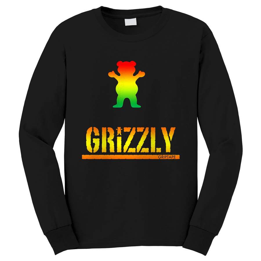 GRIZZLY GRIPTAGE POSTER OG BEAR SKATEBOARD Long Sleeve T-Shirt