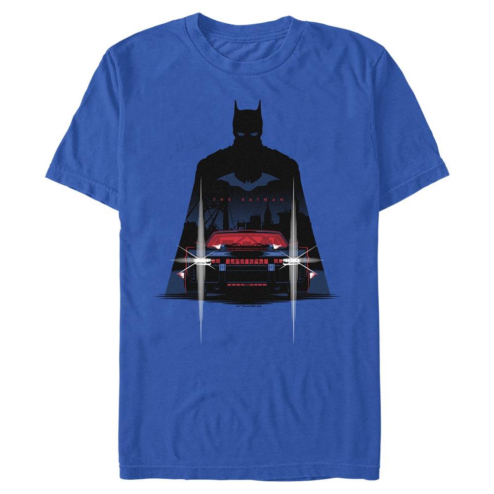 Bat Car Batman Silhouette – The Batman Royal Blue T-Shirt