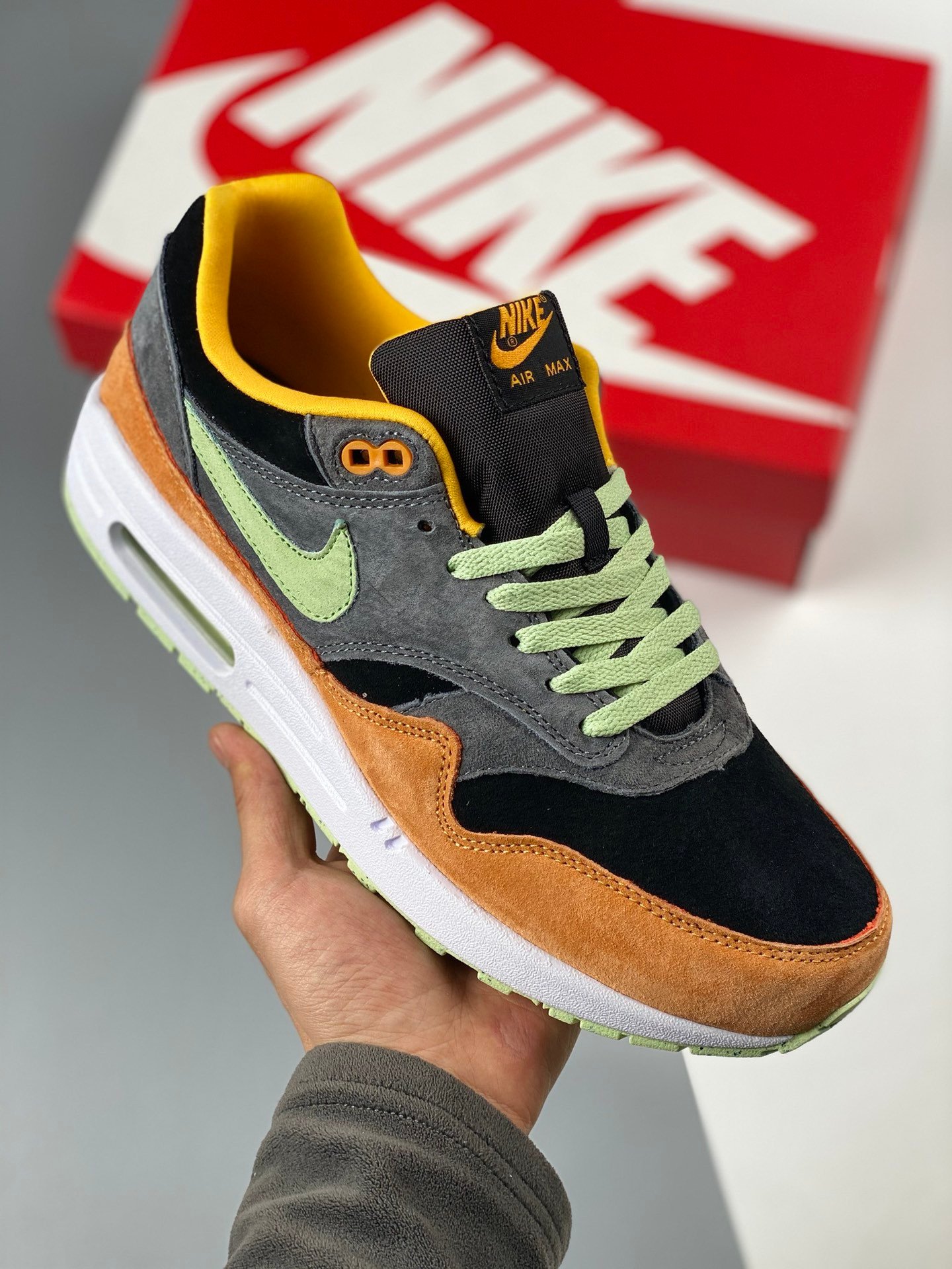 Nike Air Max 1 Ugly Duckling AnthraciteHoneydew-Black-Kumquat 5339932