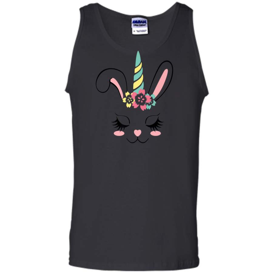 Bunnycorn Easter Bunny Rabbit Face Unicorn Kids T Shirt Gift Tank Top