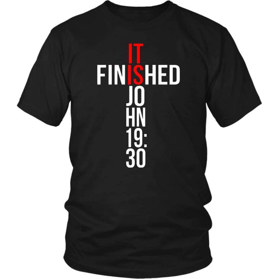 John 19:30 It finished bible verse t-shirt