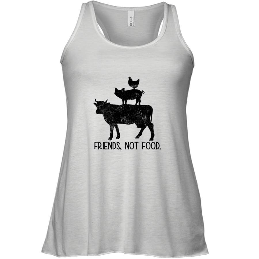 Vegan Protein Animal Lover Meatless Diet Tee Racerback Tank