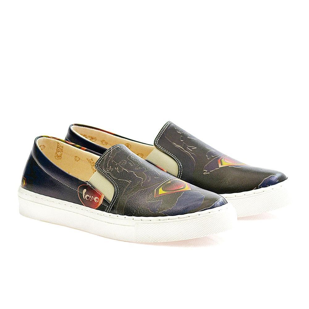 Superman Slip On Sneakers Shoes Vn4014