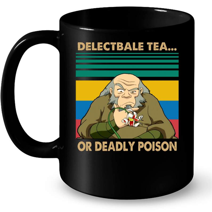 Delectable Tea Or Deadly Poison Classic Vintage – Full-Wrap Coffee Black Mug