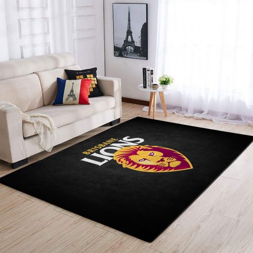 Afl Brisbane Lions Edition Carpet & Area Rug Living Room Rug Home Decor V4042