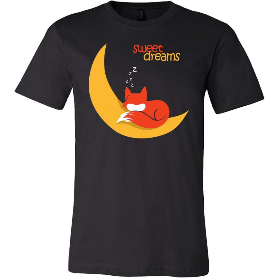 Sleepy Fox Good Night Sweet Dreams Foxy Animal T Shirt