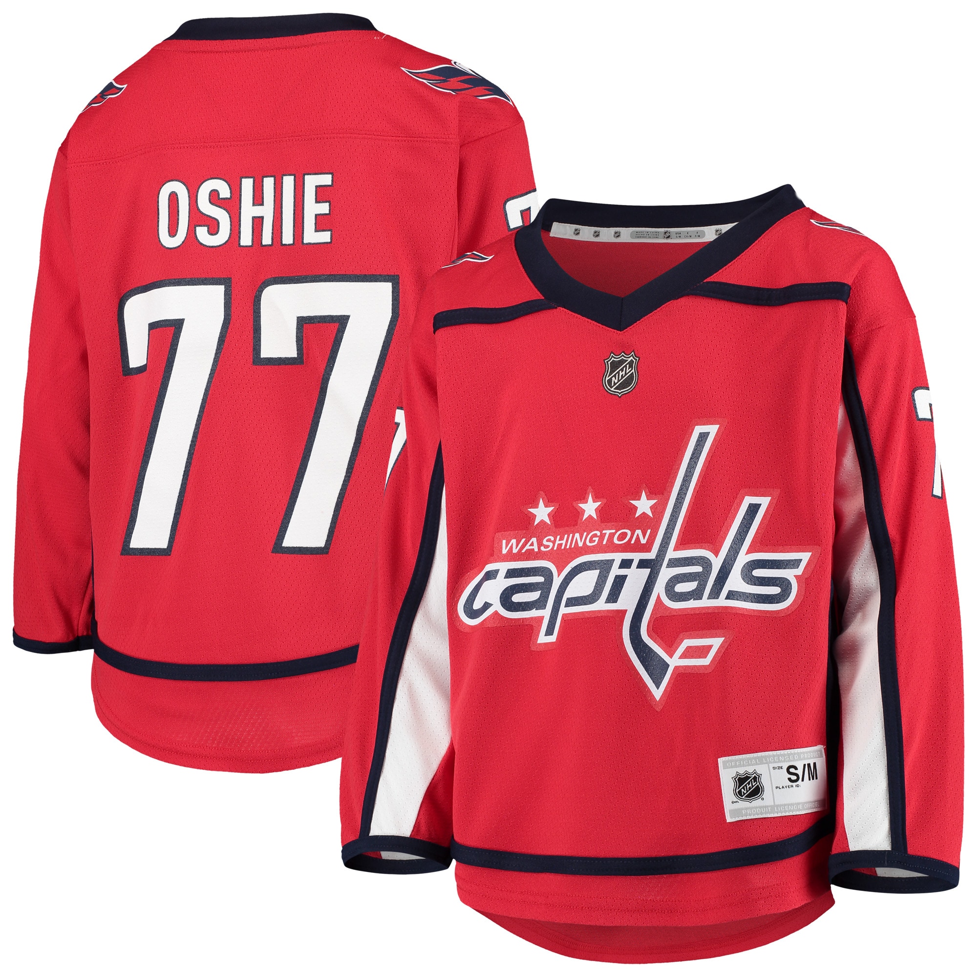 Youth Washington Capitals TJ Oshie Red Home Player Jersey