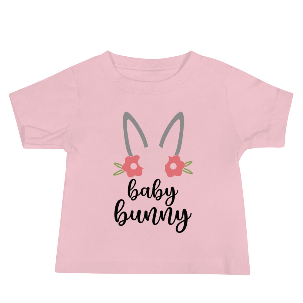 Baby Bunny Flowers Baby Tee