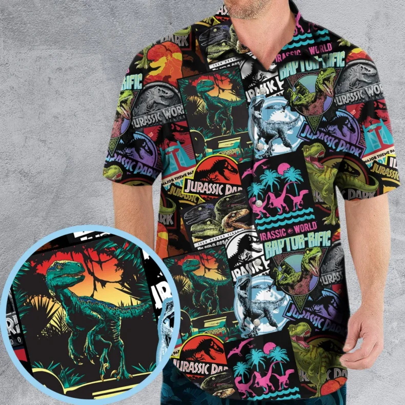 Jurassic World Jurassic Park Hawaiian Shirt
