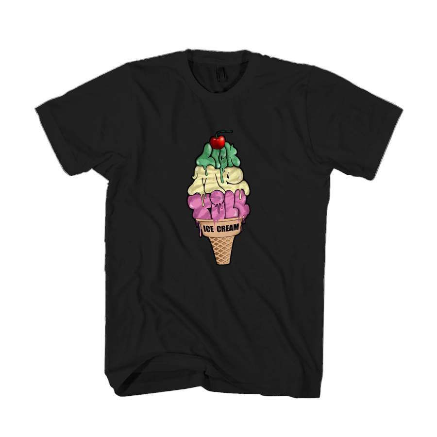 Cute Lick Me Till Ice Cream For Girl Man’s T-Shirt