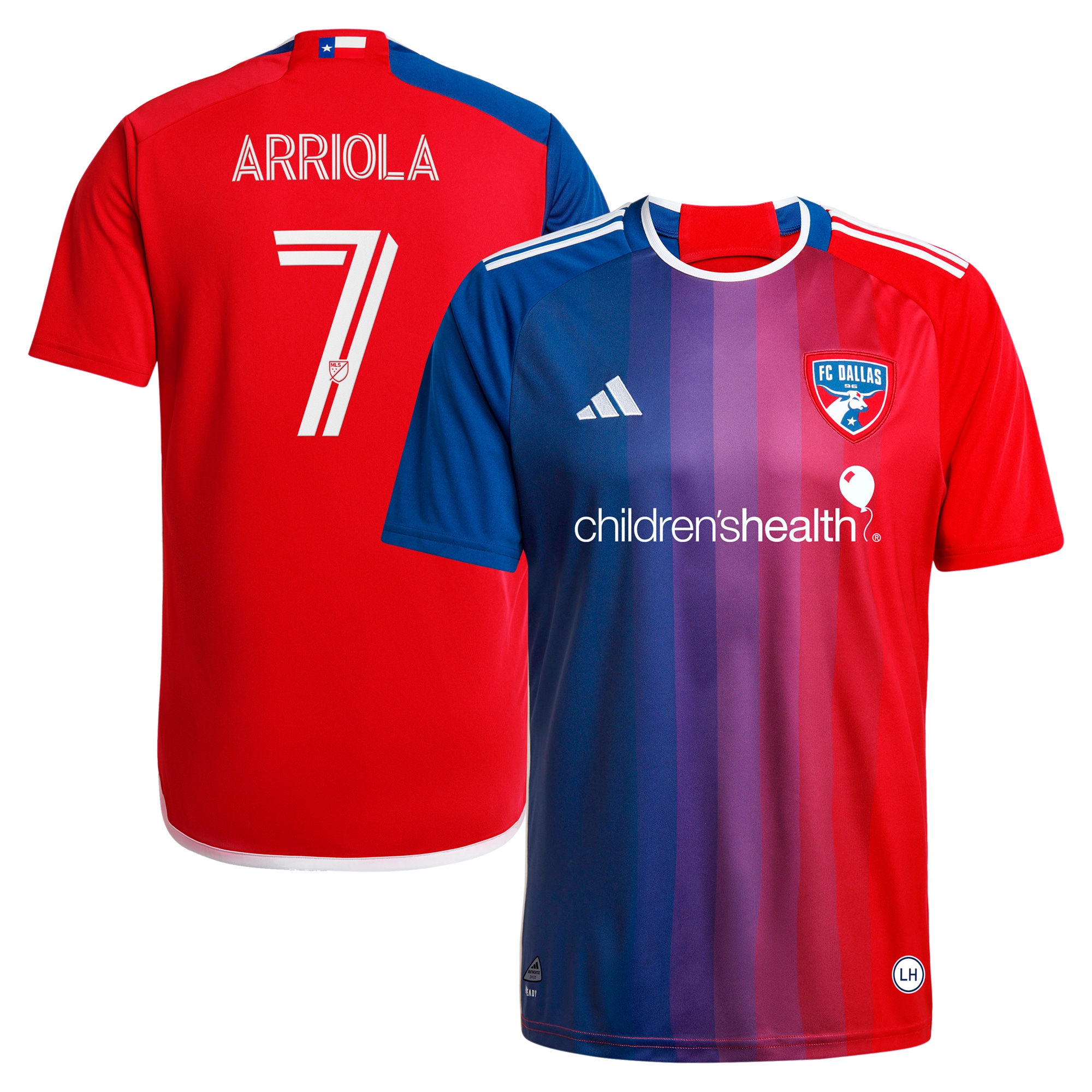 Paul Arriola FC Dallas 2024 After Burner Replica Player Jersey  Navy