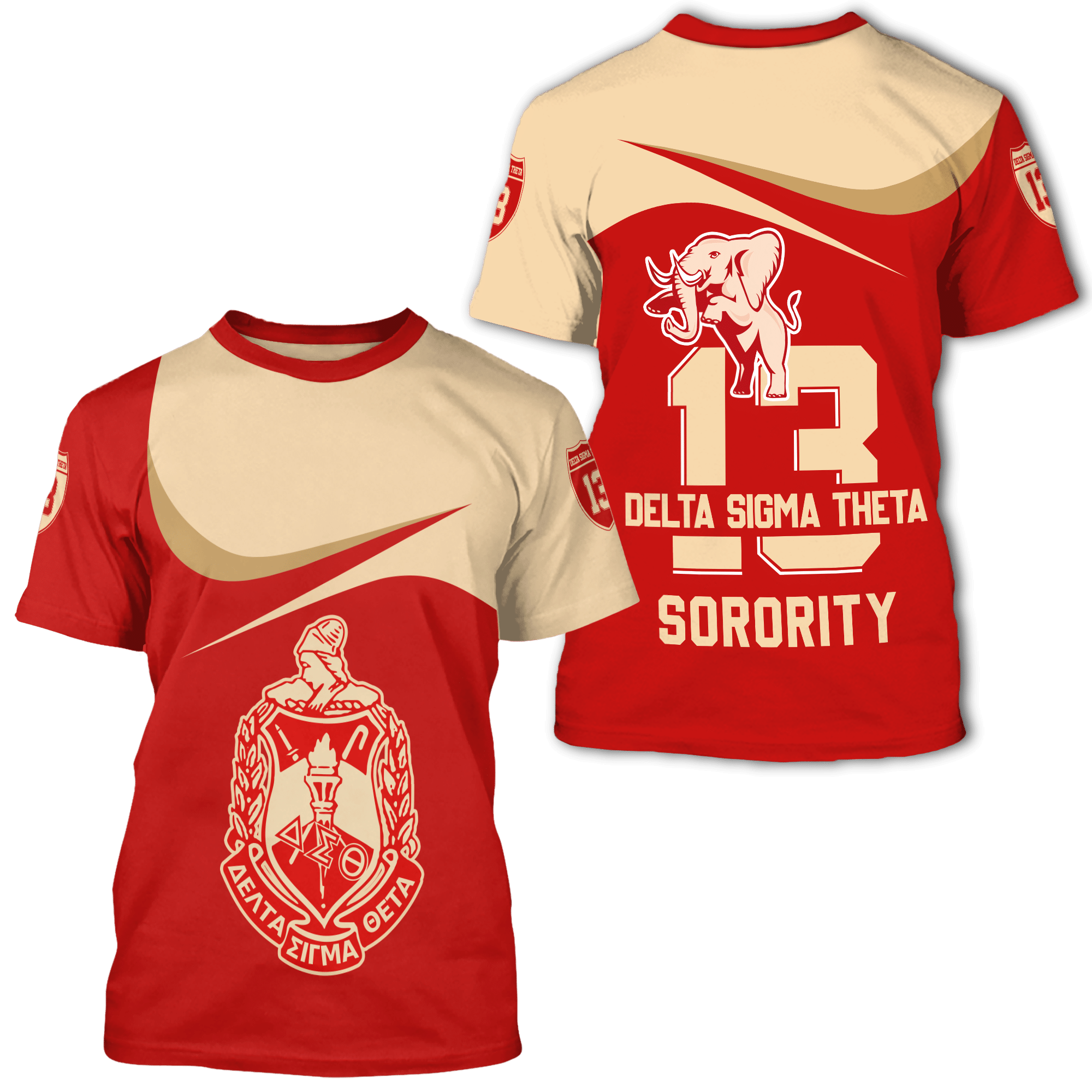 Wonder Print Shopt-Shirt – Delta Sigma Theta Curve Style T-Shirt Lt10