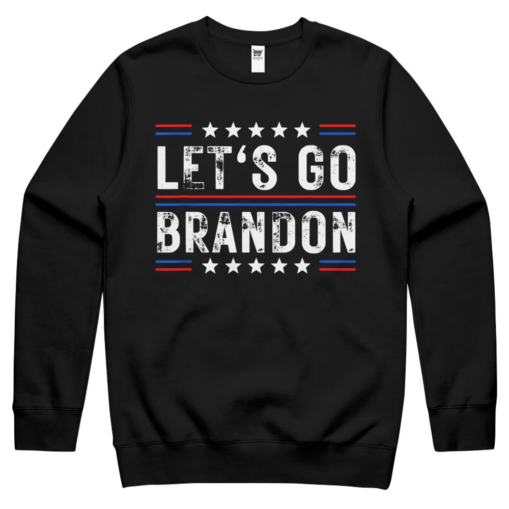 Let’S Go Branson Brandon Conservative Liberal Gift Crewneck Sweatshirt