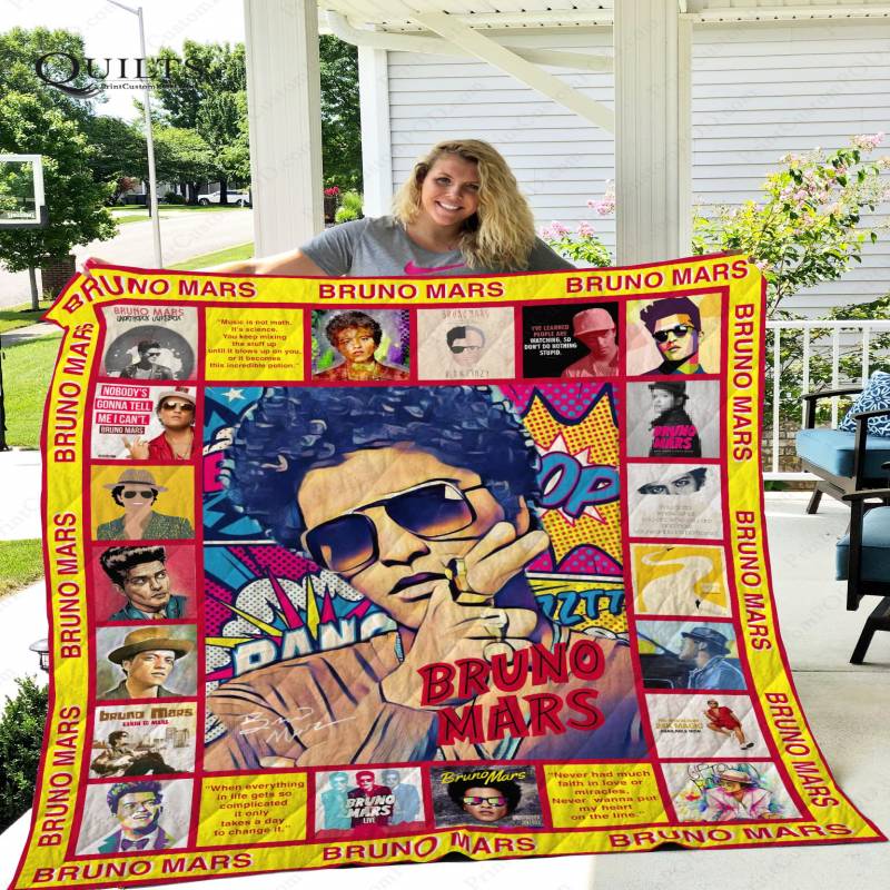 TLMus – Bruno Mars Quilt Blanket