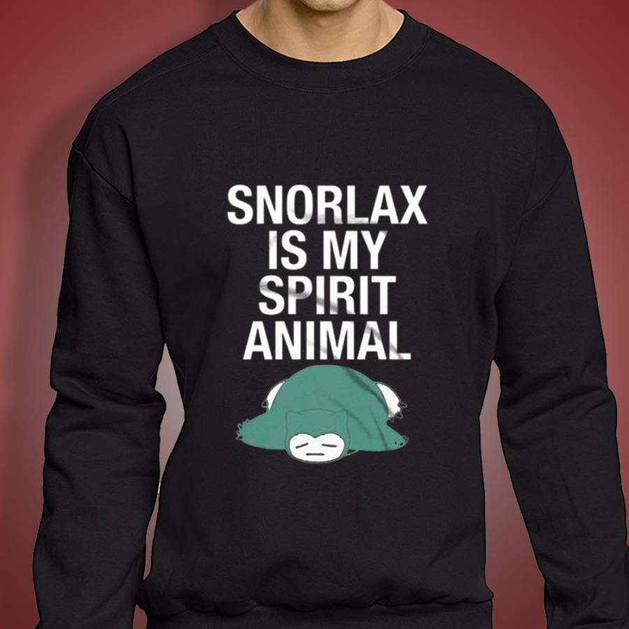 Snorlax Is My Spirit Animal Men’S Sweatshirt