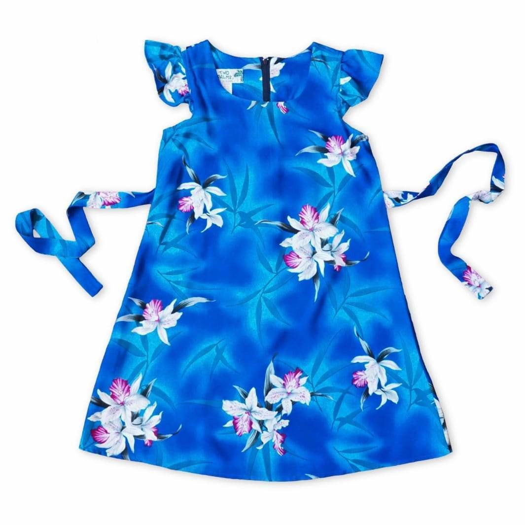 Poipu Blue Hawaii Girl Hula Dress Ha1407