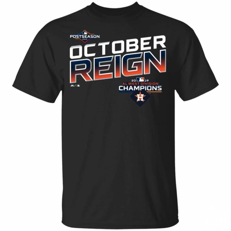 October Reign Houston Astros 2019 Champions Postseason Youth Kids T-Shirt