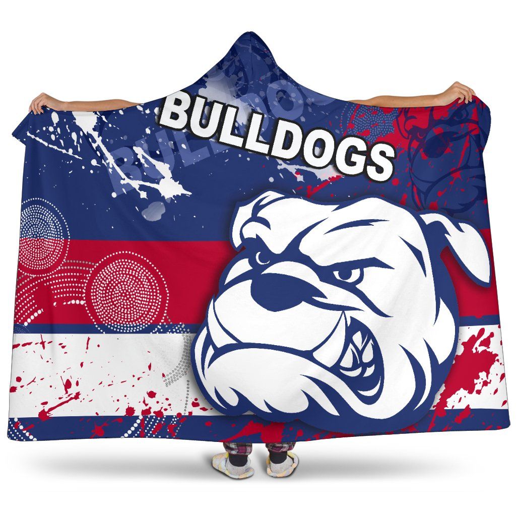 Western Bulldogs Hooded Blanket TH4