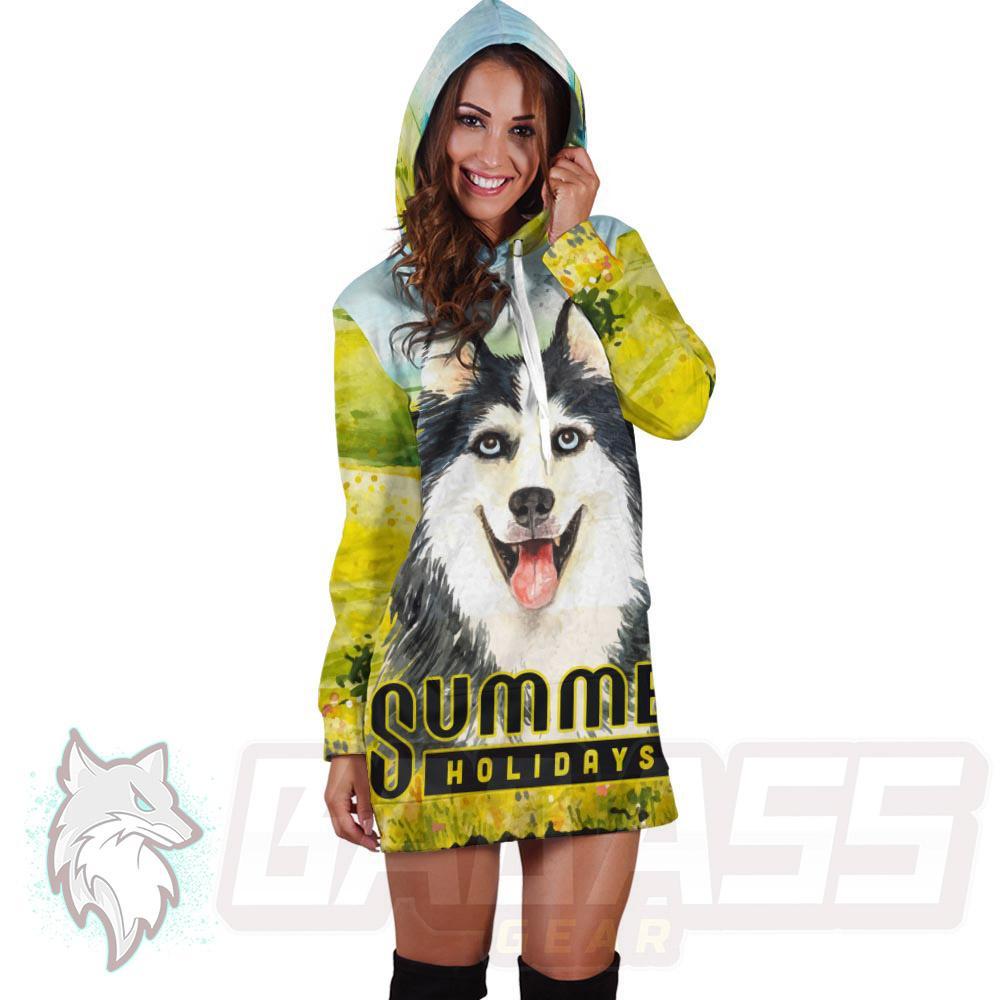Summer holidays Husky HUK-0018 Hoodie Dress