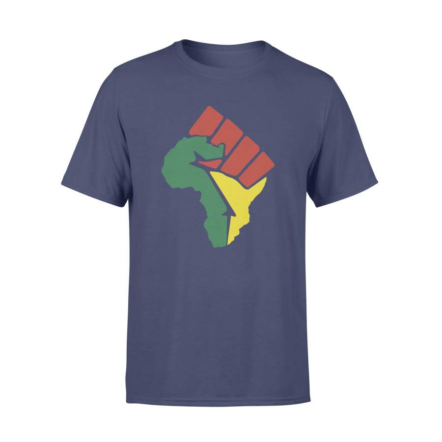 African Liberation Day Shirt, Droits Civils Black Power Justice Fist Revolution T-shirt