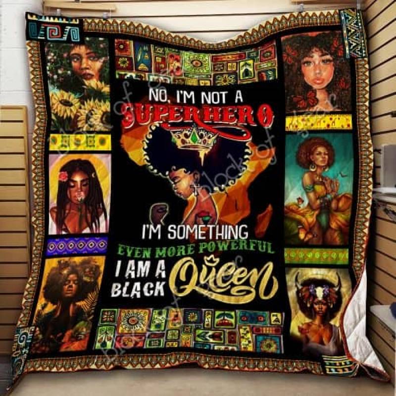 I Am A Black Queen Quilt THH1001 Block Of Gear™