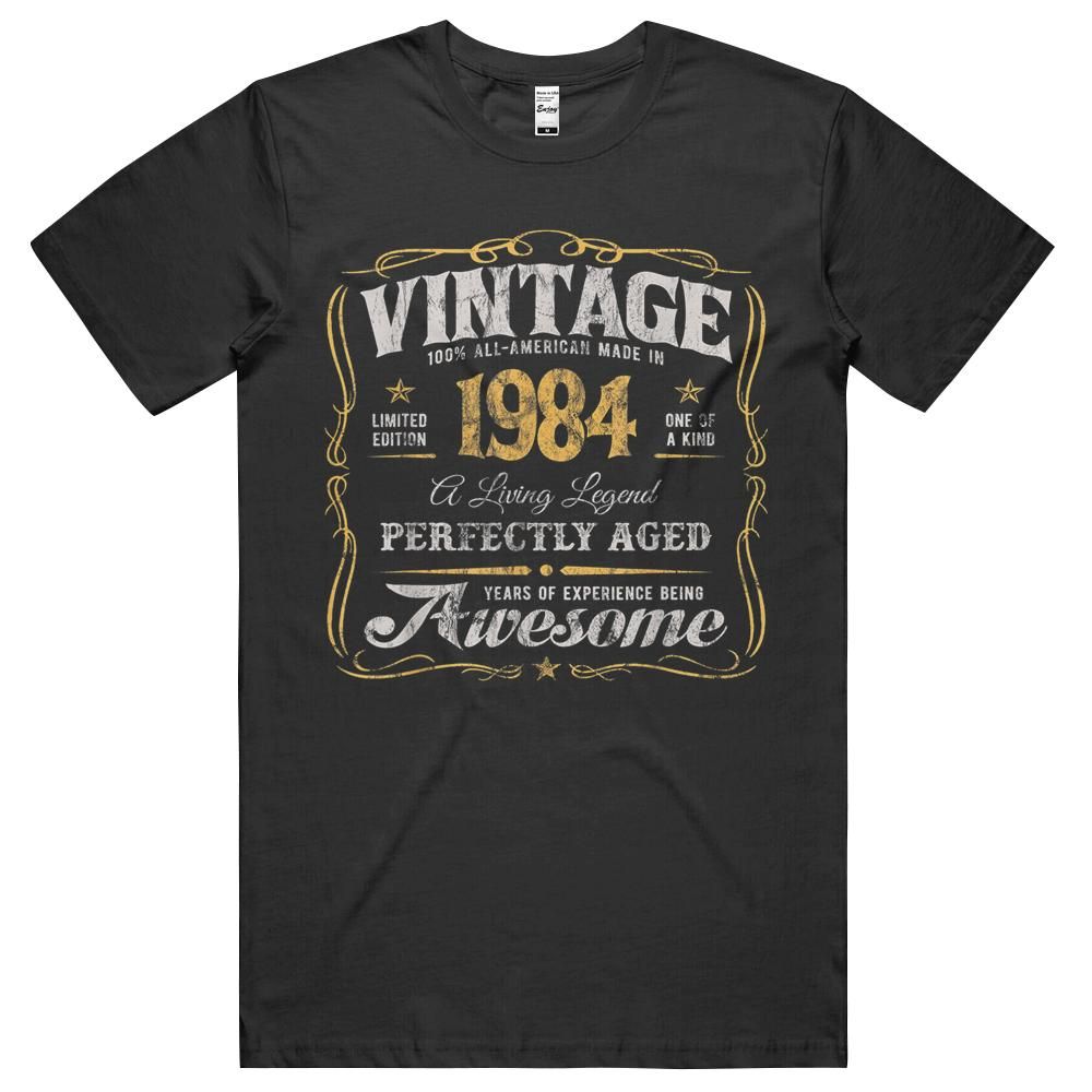 37th Birthday Classic Made In 1984 Vintage Unisex Shirt