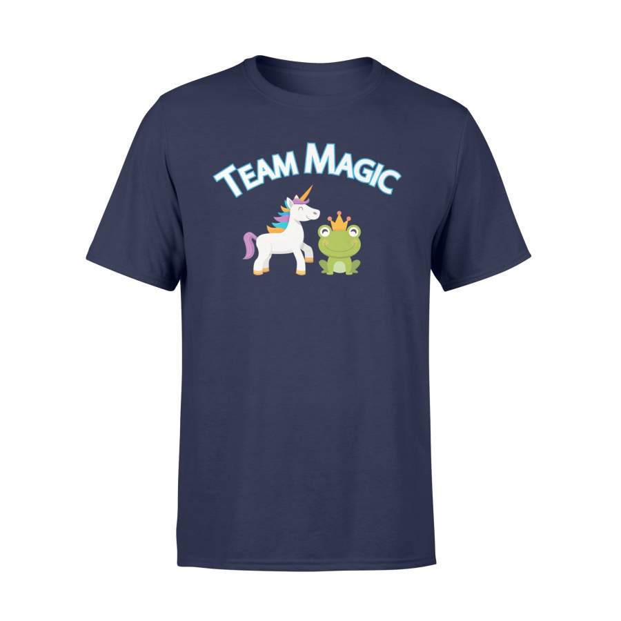 Beautiful Unicorn Rainbow Team Magic Frog Unicorns T Shirt