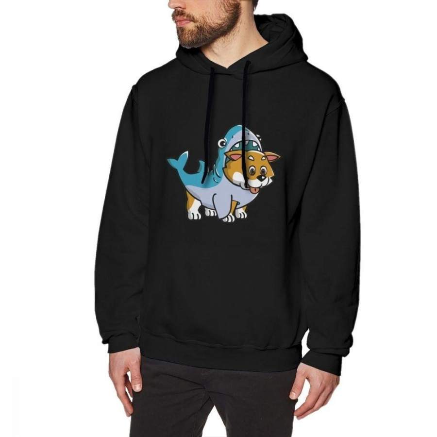 Shiba Inu Shark Costume Fashion Men’s Hoodie Sweatshirt