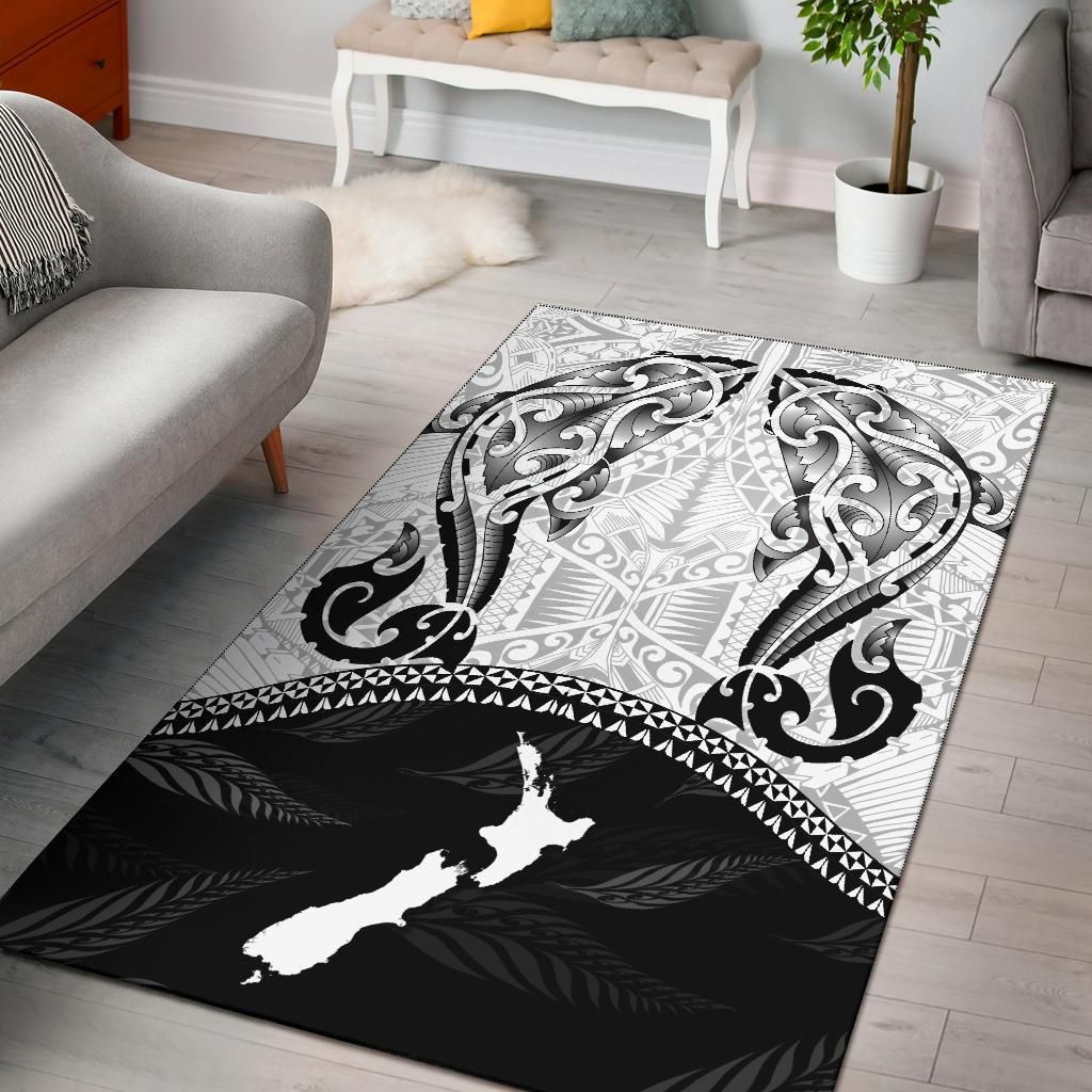 Maori Maui Dolphins Rug, Whakakotahi I Te Aroha K5