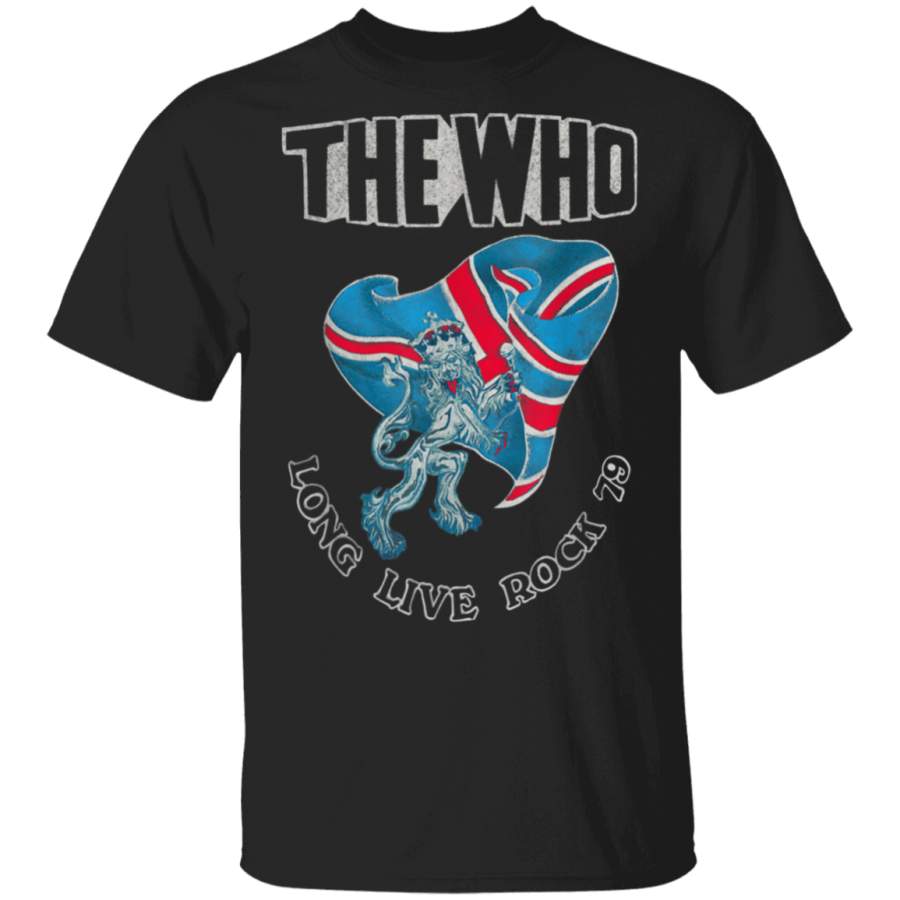 The Who Official Long Live Rock 79 TShirt