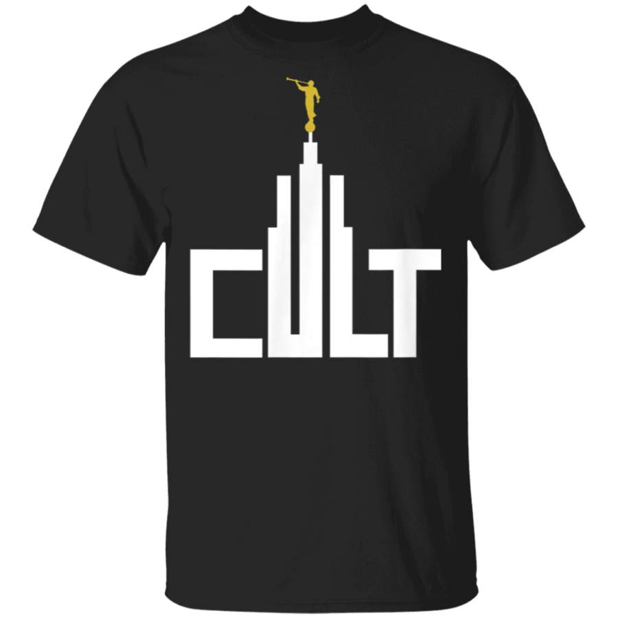 CULT LDS TEMPLE Angel Moroni Ex Mormon Post LDS Anti T Shirt