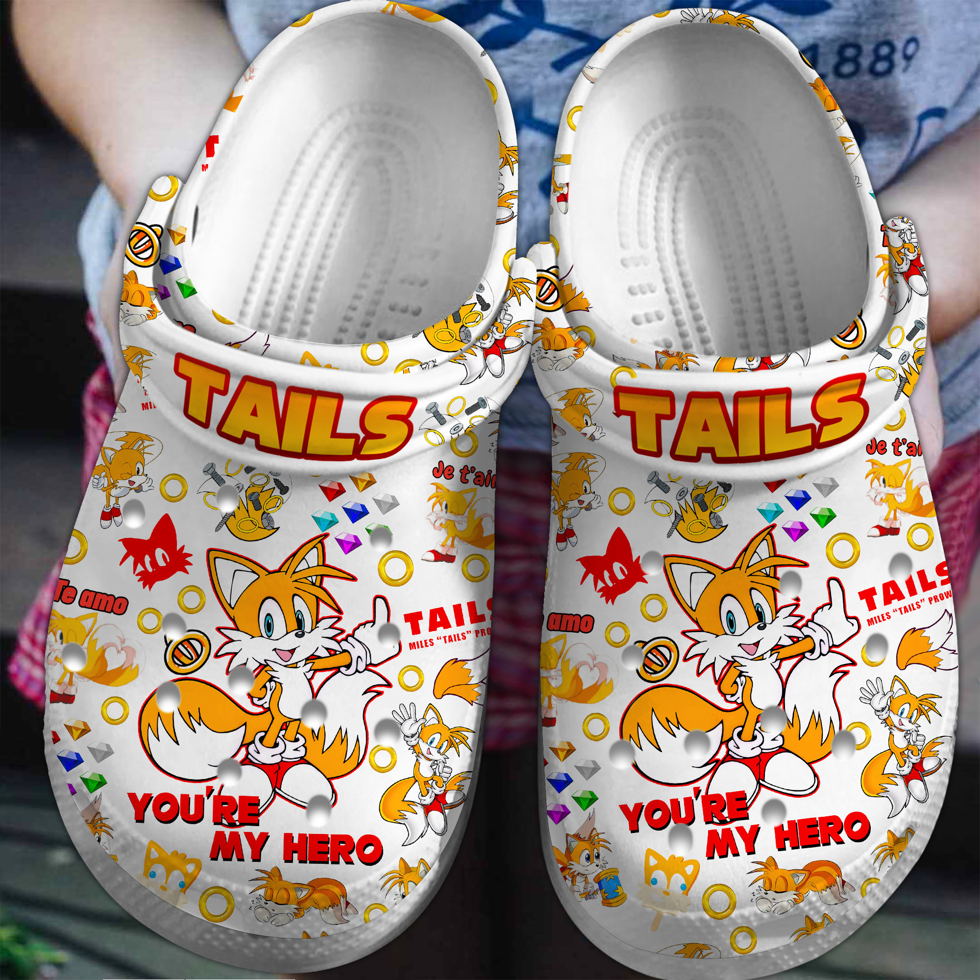 Premium Sonic The Hedgehog Game Movie Crocs Crocband Clogs Shoes Comfortable For Men Women and Kids 2