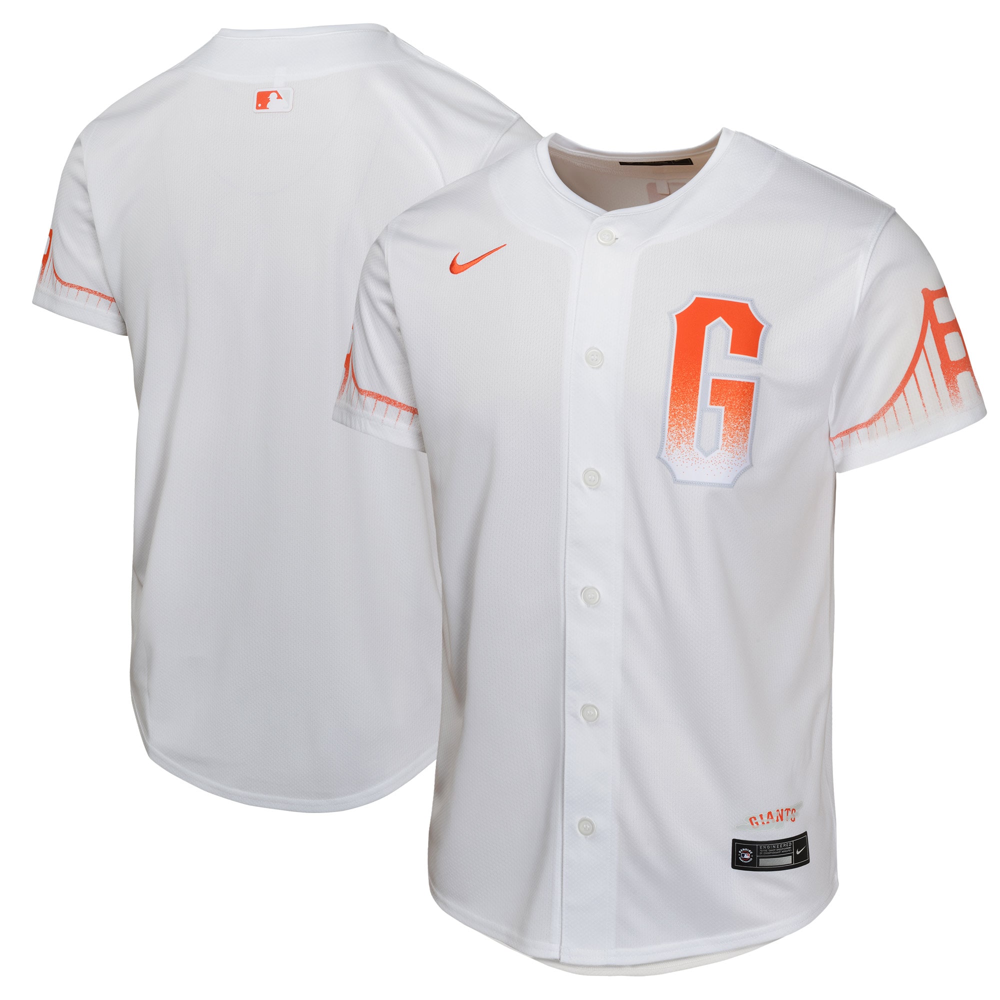 San Francisco Giants Youth City Connect Limited Jersey – White