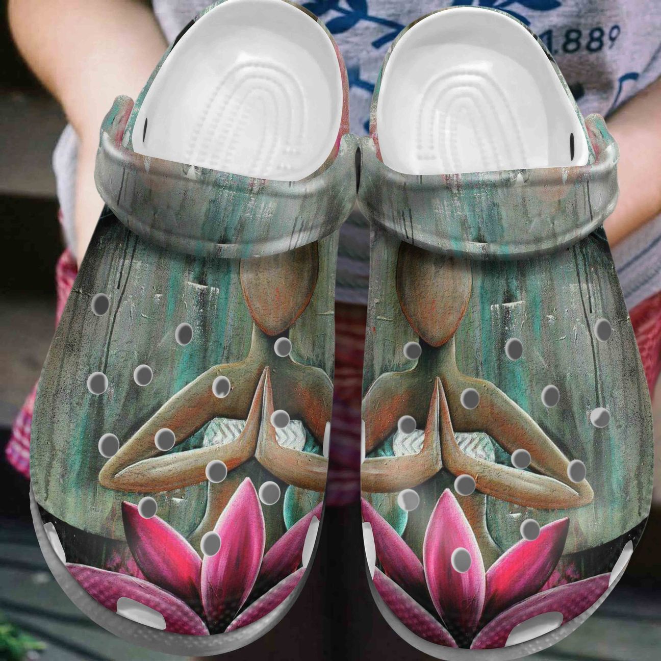 Yoga Personalized Clog, Custom Name, Text, Color, Number Fashion Style For Women, Men, Kid, Print 3D Yoga V1