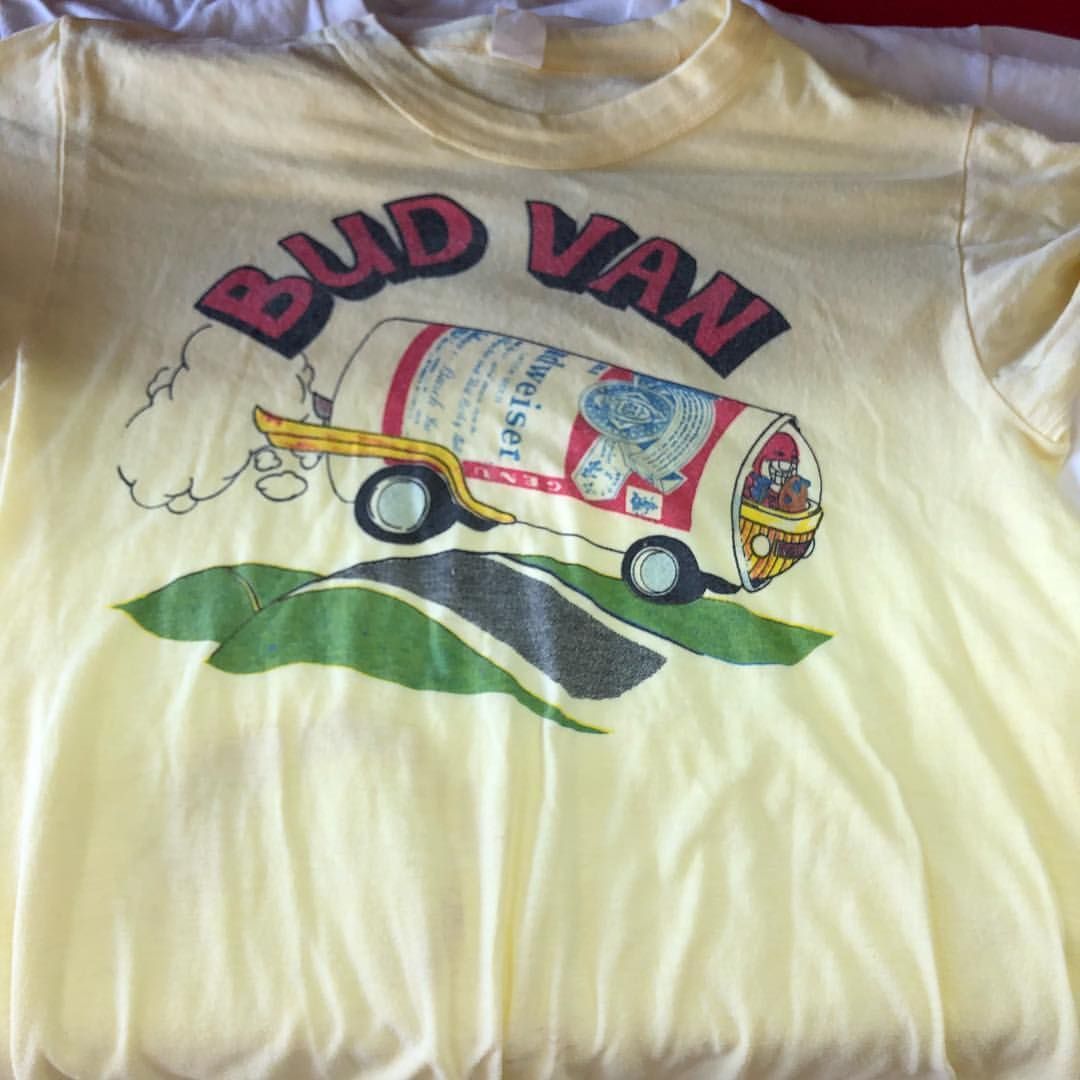 Bud Van On A 70 S Blank Shirt