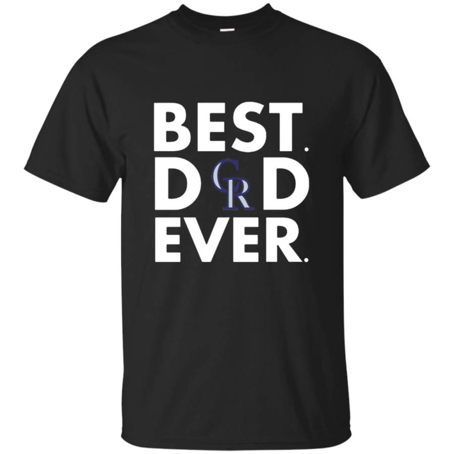 AGR Cover your body with amazing Colorado Rockies Best Dad Ever Shirt Father’s Day Shirt