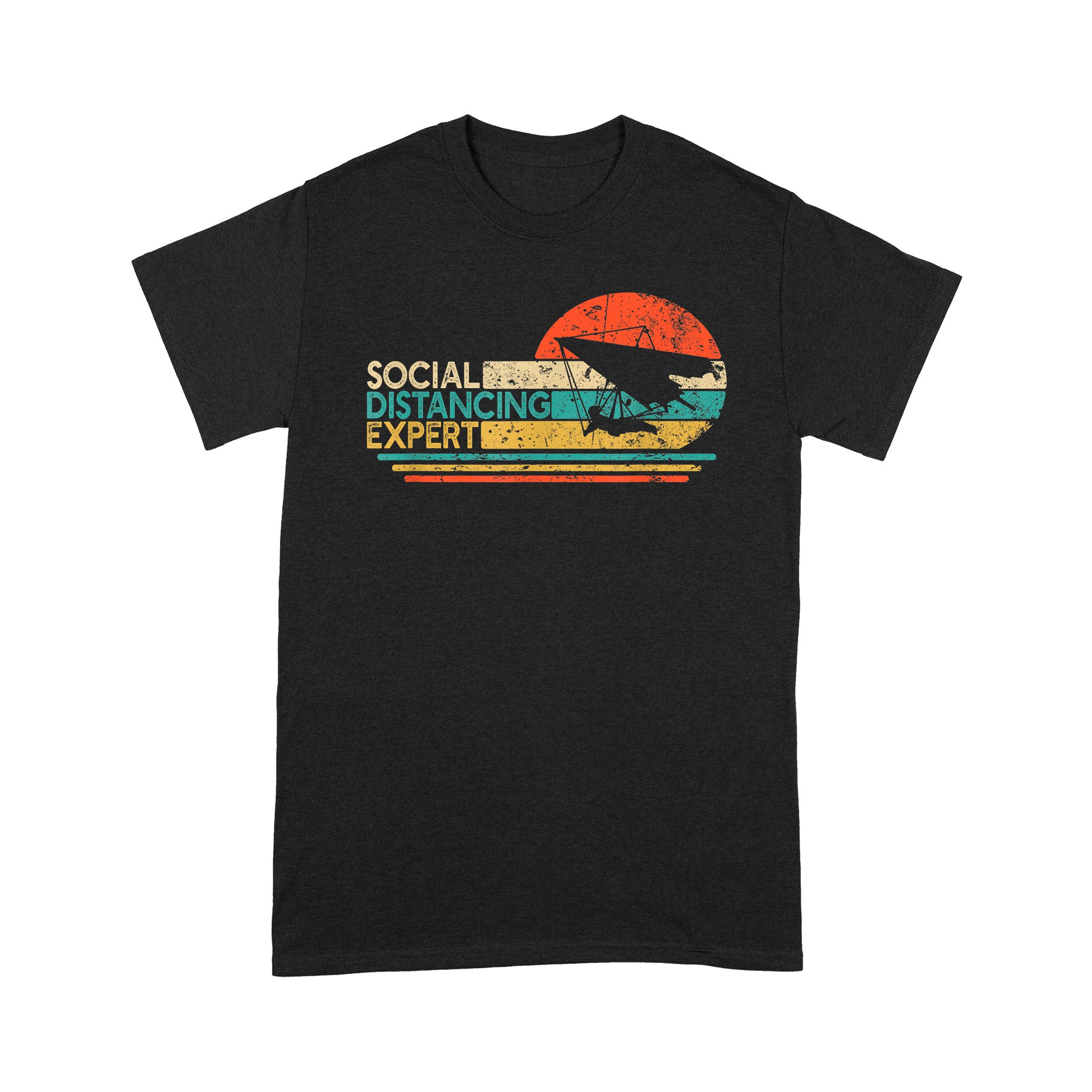 Vintage Social Distancing Expert Hang Gliding Glider – Standard T-shirt