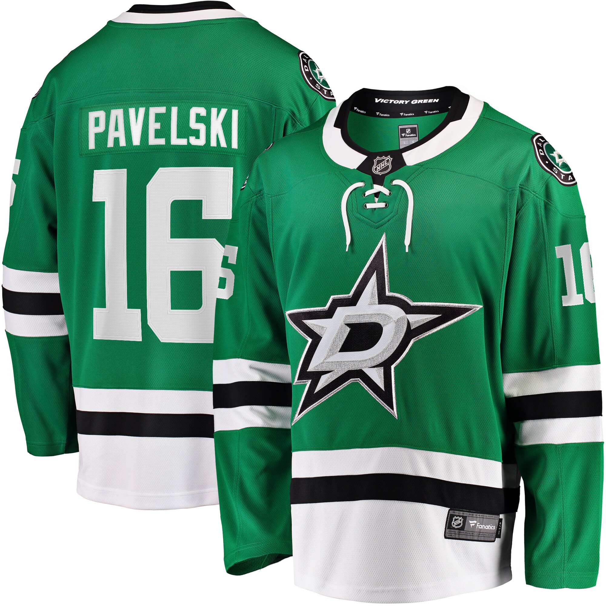 Joe Pavelski Dallas Stars Branded Breakaway Home Player Jersey – Kelly Green