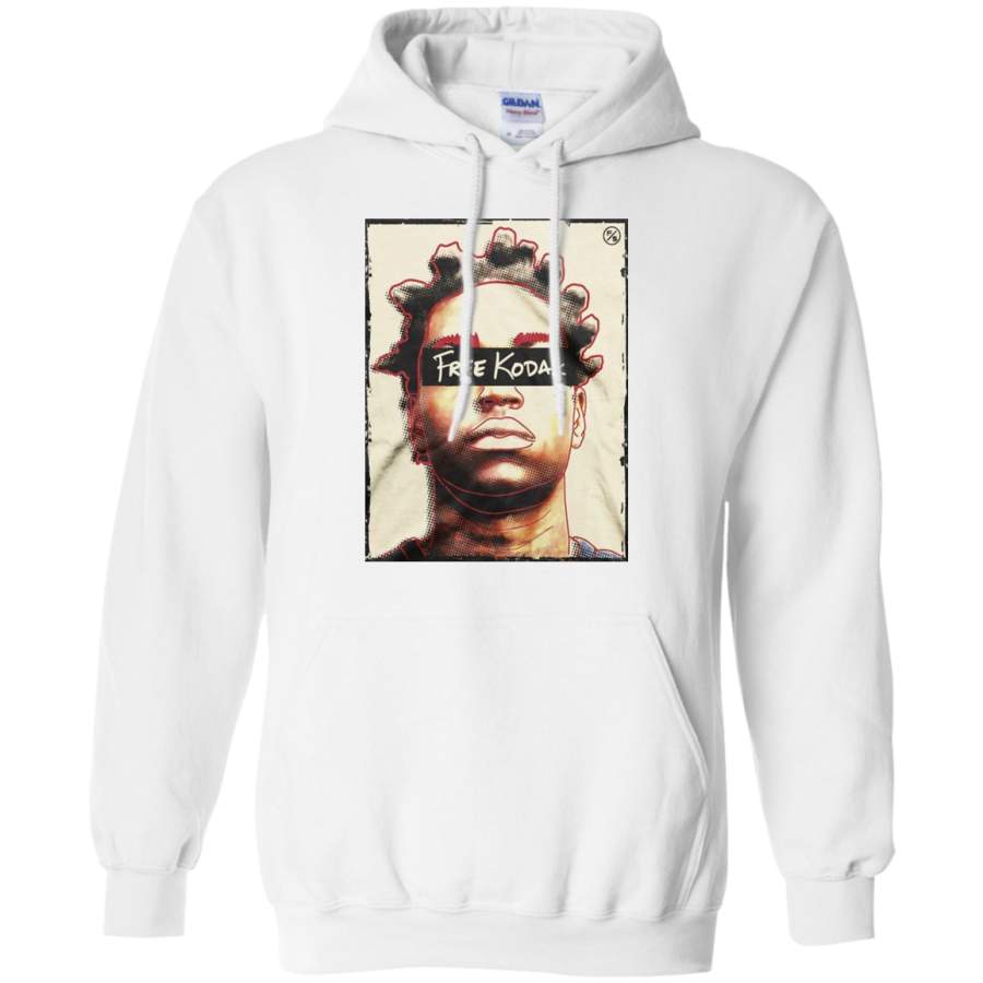 free-kodak-black,-kodak-black Pullover Hoodie 8 oz