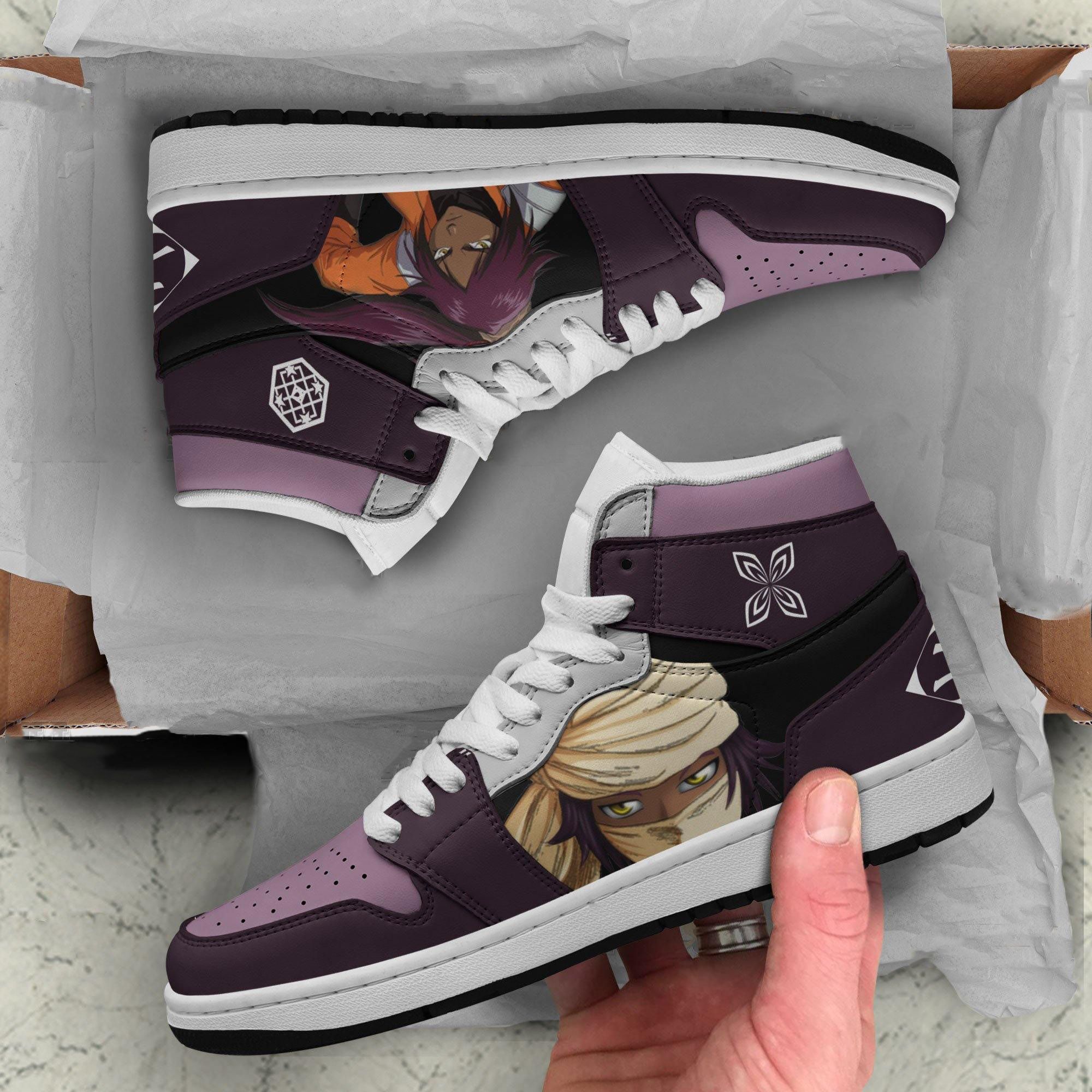 Bleach Shoes Yoruichi Shihoin Anime Sneakers Custom Jd