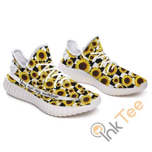 You Are My Sunshine Custom Shoes Personalized Name Yeezy Sneakers