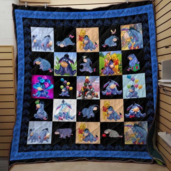50 Shades Of Eeyore Fabric 3D Quilt Blanket HGM29