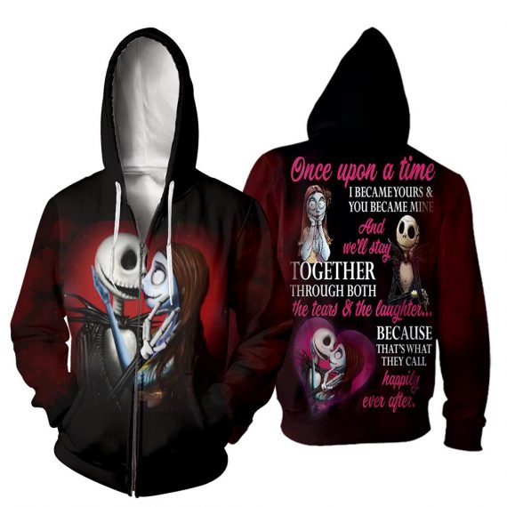 Jack And Sally Zipup Hoodie Lh