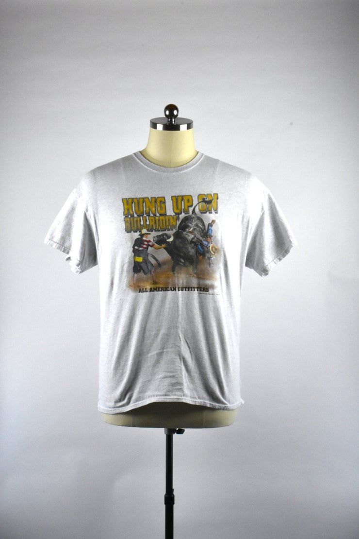 Vintage Cowboy Bull Quitation Shirt