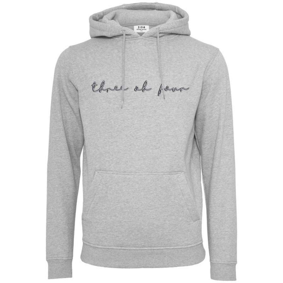 304 Script Hoodie Grey